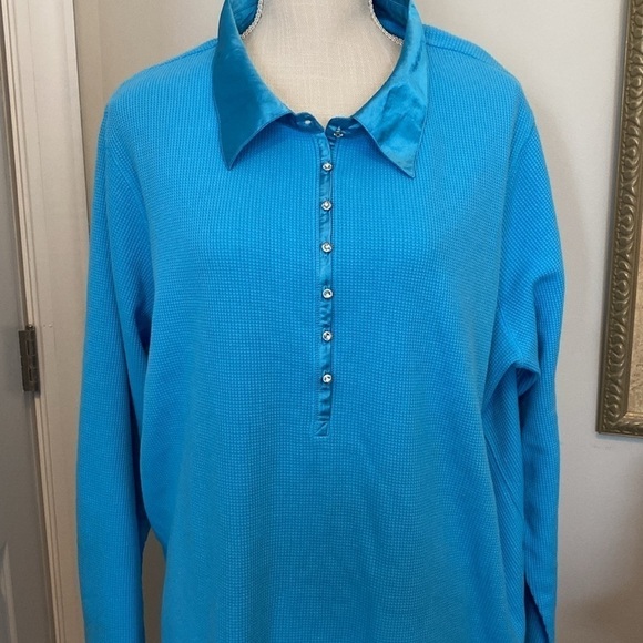 Quacker factory women’s long sleeved shirt size 2X - Picture 9 of 9